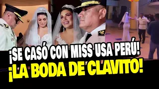 BODA DE CLAVITO Y SU CHELA CON ANDREA FONSECA MISS PERÚ USA 2023