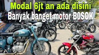 Mulai 6jt an sudah dapat motor disini custom dan Clasik juga dijual di bang arik motor