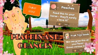 How To Get *PEACHES AND ORANGES* in Wild Horse Islands