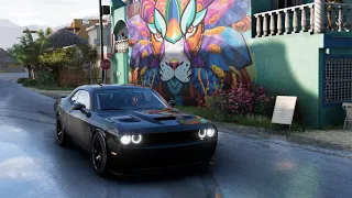 Dodge Challenger SRT Hellcat | Forza Horizon 5 | Steering Wheel Gameplay