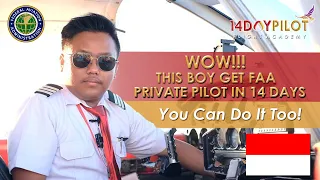 Private Pilot Flight Training In USA : 18 Years Old Boy get FAA PPL in 14 Days