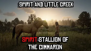 Spirit and Little Creek||Spirit:Stallion of the Cimmaron Movie in Red Dead Redemption 2