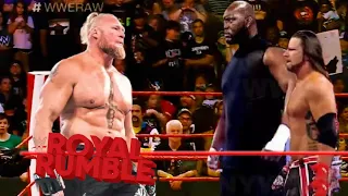 WWE December 10, 2021- Brock Lesnar vs Omos Jordan omogbehin - WWE Royal Rumble