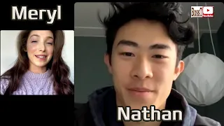 Nathan CHEN - Live chat with Meryl Davis, Stockholm (27/03/2021)
