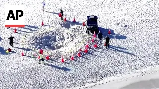 Young girl dies after hole she dug in sand collapses on Florida beach