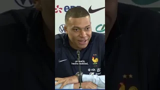 Las primeras palabras de Mbappé como jugador del Real Madrid: "Es un sueño hecho realidad" #shorts