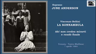 Soprano JUNE ANDERSON - La sonnambula “Ah! Non credea mirarti e rondò finale” (1984 Live)