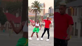 🇬🇭 vs 🇿🇦 The chemistry is insane ❤️🔥🔥 #shorts #shortsfeed #amapiano #amapianodance @vivaafrika604