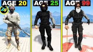 Surviving 99 YEARS As WINTER SOLDIER in GTA 5