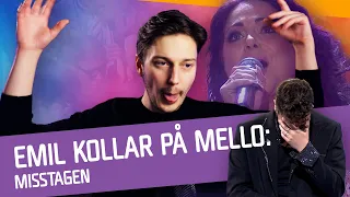 Melodifestivalen 2023: Emil kollar på Mello - Misstagen