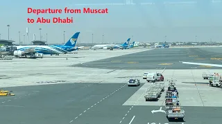 Take-off from Muscat Airport (to Abu Dhabi)