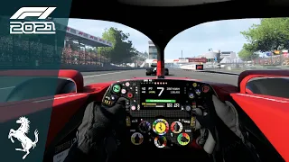 F1 2021 - Ferrari SF21 - Italian GP | Cockpit View | No HUD | HD Gameplay | Leclerc: ACCIDENT