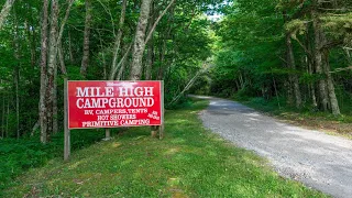 Mile High Campground Cherokee, N.C. Full Walkthrough Tour