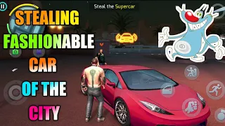 Stealing Fastest Car Of The City With Oggy in Gangstar Vagas | Gangstar Vegas