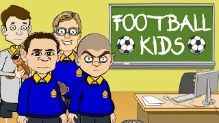 🚸FOOTBALLERS + MANAGERS AS KIDS!🚸 (Top Eleven Careers Day Parody)