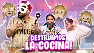 COCINAMOS SIN VER, SIN ESCUCHAR Y SIN HABLARNOS | ACCIDENTE EN LA COCINA