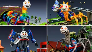 ✋ ALL SERIES EVOLUTION OF CURSED THOMAS.EXE SPIDER | Trevor Henderson Creatures with Clay