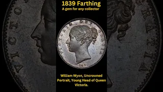 1839 Farthing Victoria A Great Coin #coin #coincollecting #britishcoins #coinage #history