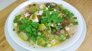 Как приготовить очень вкусный Суп из кабачков. Густой Суп с кабачками и курицей.