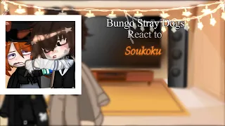 Bungou Stray Dogs react to Soukoku || Gcrv || Gacha x Bsd || Soukoku || ⍟ฅKarlsPawsฅ⍟