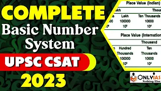 Complete Number System Basic Concept | Short Tricks | UPSC 2023 | OnlyIAS