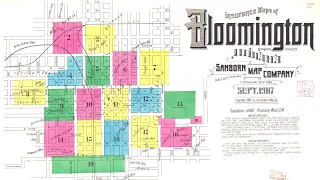 4/25/2023.."The Reconstructing Bloomington Project " with the help of Sanborn Maps...by John Baeten