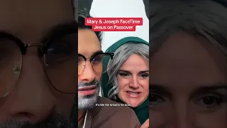 Mary & Joseph FaceTime Jesus on Passover #passover #passover2024 #jesus #parents #comedy