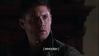 Supernatural 10x19, Dean finds Sam bleeding, Dean is concerned for Sam (Better quality)