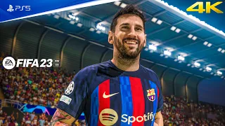 FIFA 23 - Barcelona vs Real madrid ft. Ronaldo, Messi, | UCL Final Match | PS5™ Gameplay [4K60]