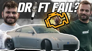 Nissan 350Z DAS Driftauto? Philipps ERSTE Driftversuche!