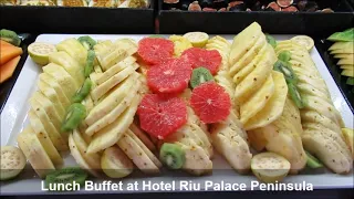 Food at Hotel Riu Palace Peninsula (Cancun, Mexico)