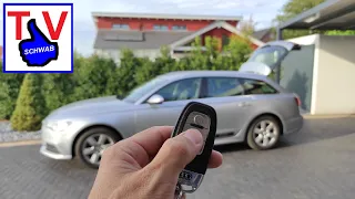 Audi A6 auto trunk release opener fob / Heckklappe Kofferraum automatisch öffnen FFB Key Schlüssel