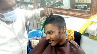 college student deppa cutting || best indian barber|| deep hairstyle in srk telugubarber||asrm