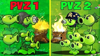 Team PEA & Torchwood Pvz 1 vs Pvz 2 - Who Will Win? - Team Plant vs Team Plant