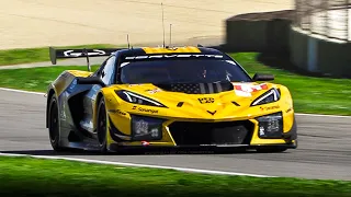 TF Sport's Corvette C8 Z06 GT3.Rs testing at Imola: Start Up, Accelerations & Flat-Plane V8 Sound!