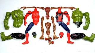 MERAKIT MAINAN AVENGERS,, SIRENHEAD, SPIDERMAN, HULK SMASH SUPERHERO TOYS