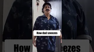 Sneeze type mom vs dad #fun #desimomreacts #desi #theboys #ytshorts #funny #sneeze #relatable #india