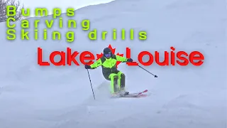 Bumps, carving, skiing drills | ROSSIGNOL HERO R22 | Lake Louise, Canada | Jimmy Crawford
