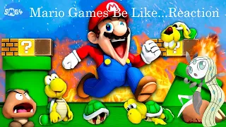 [Blind Reaction] SMG4: Mario Games Be Like