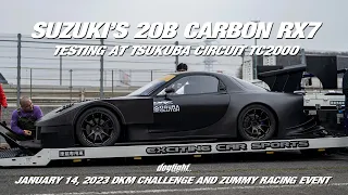 Under Suzuki 3 Rotor FD RX7 Testing - DKM Challenge and Zummy Racing Event at Tsukuba Circuit