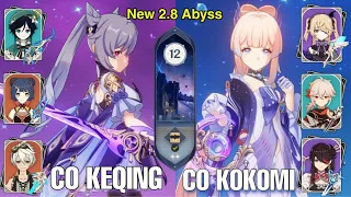 Venti Keqing & Kokomi Taser Floor 12 2.8 Spiral Abyss Genshin Impact