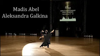 Madis Abel - Aleksandra Galkina. WDSF World Championship  Standard 2021. Slow Walz.