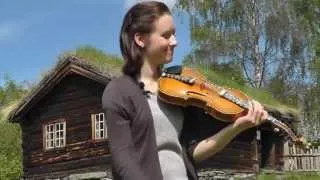 Ragnhild Hemsing plays the Hardanger fiddle - "Valdresguten" - Halling dance.