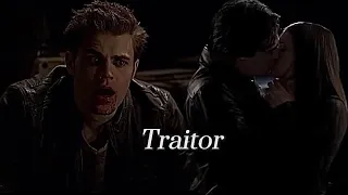 Stefan and Elena (+ Damon) || Traitor