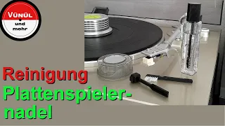 Schallplattenspieler Nadel reinigen