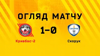 Огляд  Кривбас-2-Скорук 1:0