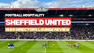 Sheffield United hospitality review | 1889 Directors Lounge | The Padded Seat