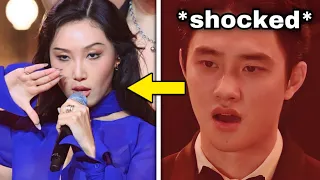 EXO’s D.O. goes viral for his reaction to MAMAMOO Hwasa’s Sexy Performance #kpop