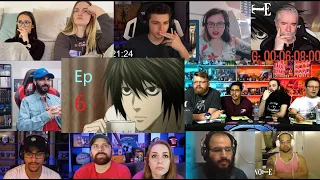 Death Note Episode 6 Reaction Mashup | L Face Reveal 😏😉