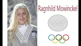 Silver medal for Ragnhild Mowinckel, Norwegian alpine skier downhill at the Winter Olympics